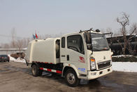 कार्बन स्टील हाइड्रोलिक Compactor कचरा ट्रक Sinotruk Howo 5 16 सीबीएम हाइड्रोलिक