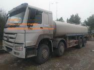 सफेद रंग तरल टैंकर ट्रक, तेल ईंधन टैंक ट्रक 371hp 20 - 25m3