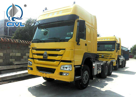 उच्च गुणवत्ता वाले ट्रैक्टर ट्रक 371HP SINOTRUK HOWO Euro2 इलेक्ट्रिकल सिस्टम 6x4 प्राइम मूवर ट्रक रंग अनुकूलन